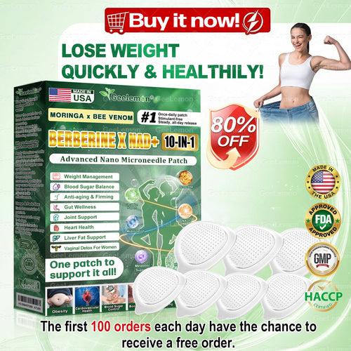 𝐎𝐟𝐟𝐢𝐜𝐢𝐚𝐥 𝐔𝐒 𝐒𝐭𝐨𝐫𝐞 🇺🇸  | 🧑‍⚕️𝐆𝐞𝐞𝐋𝐞𝐦𝐨𝐧® Moringa · Berberine × NAD+ 𝟏𝟎-𝐢𝐧-𝟏 𝐀𝐝𝐯𝐚𝐧𝐜𝐞𝐝 𝐍𝐚𝐧𝐨 𝐌𝐢𝐜𝐫𝐨𝐧𝐞𝐞𝐝𝐥𝐞 𝐏𝐚𝐭𝐜𝐡 — 𝐎𝐧𝐜𝐞 𝐃𝐚𝐢𝐥𝐲, 𝐕𝐢𝐬𝐢𝐛𝐥𝐞 𝐑𝐞𝐬𝐮𝐥𝐭𝐬 𝐢𝐧 𝟕 𝐃𝐚𝐲𝐬