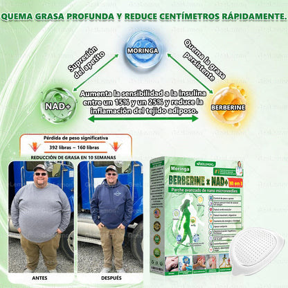 𝐆𝐞𝐞𝐋𝐞𝐦𝐨𝐧® Parche de Microagujas Nano Avanzado 10 en 1 con Moringa, Berberina y NAD+(𝐒𝐨𝐥𝐨 𝐮𝐧𝐚 𝐯𝐞𝐳 𝐚𝐥 𝐝í𝐚, 𝐜𝐚𝐦𝐛𝐢𝐨𝐬 𝐯𝐢𝐬𝐢𝐛𝐥𝐞𝐬 𝐞𝐧 𝟕 𝐝í𝐚𝐬)🎉 𝐏𝐚𝐫𝐚 𝐨𝐛𝐞𝐬𝐢𝐝𝐚𝐝, 𝐏𝐈𝐄𝐋 𝐅𝐋𝐎́𝐂𝐈𝐃𝐀, 𝐝𝐢𝐚𝐛𝐞𝐭𝐞𝐬, 𝐚𝐩𝐧𝐞𝐚 𝐝𝐞𝐥 𝐬𝐮𝐞ñ𝐨, 𝐩𝐫𝐨𝐛𝐥𝐞𝐦𝐚𝐬 𝐚𝐫𝐭𝐢𝐜𝐮𝐥𝐚𝐫𝐞𝐬 𝐲 𝐦á𝐬