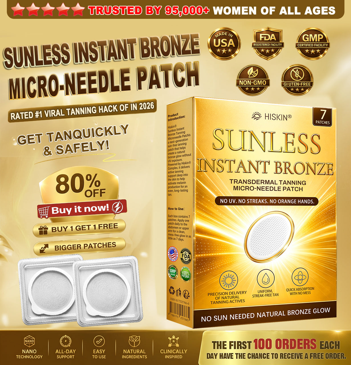 Congratulations! You have unlocked an exclusive HISKIN® offer! i As a thank you for your order, we're offering an additional 30% off today! Click below to grab this special offer, offer expires!